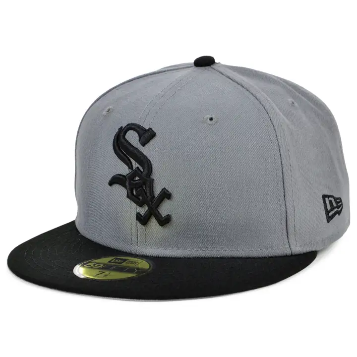 Chicago White Sox MLB BASIC GRAY/BLACK 59FIFTY GRY/BLK