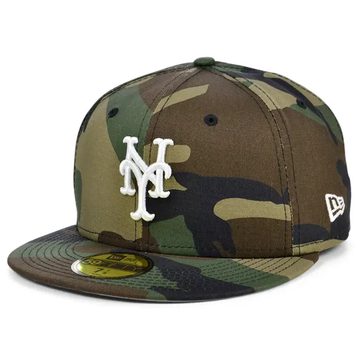 Casquette 59FIFTY MLB re-dub New York Mets WOODLAND