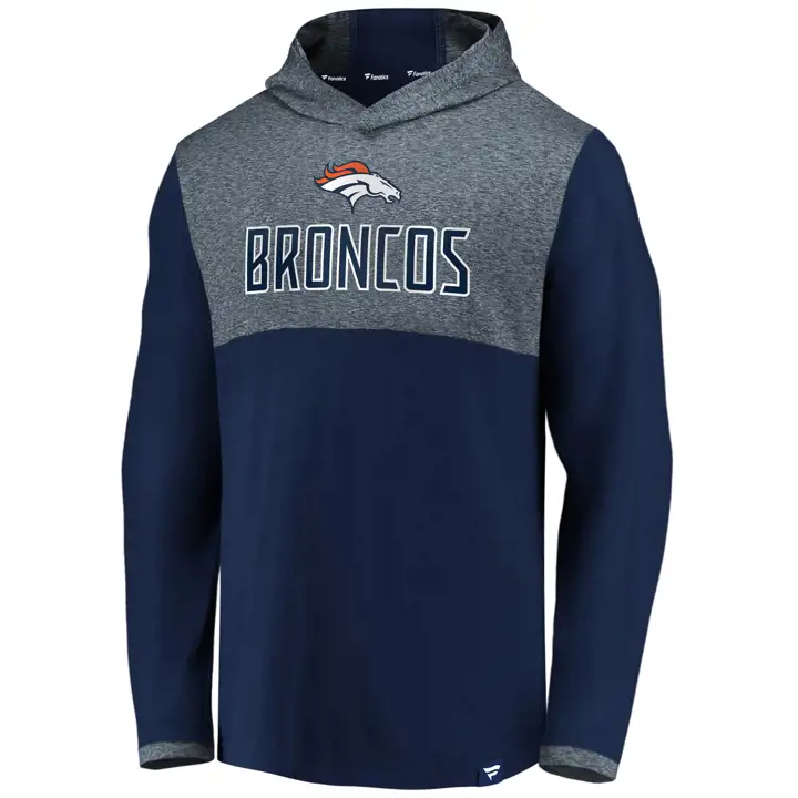 DENVER BRONCOS NFL Marble Clutch Sweat à Capuche Léger 20 marine