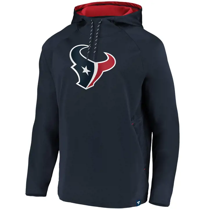HOUSTON TEXANS NFL Sweat à capuche gaufré Defender 20 bleu