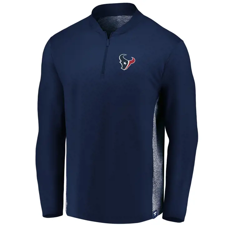 HOUSTON TEXANS NFL Clutch Modern 1/4 Zip 20 dkbl