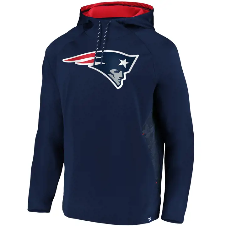 NEW ENGLAND PATRIOTS NFL Sweat à Capuche Embossed Defender 20 bleu foncé
