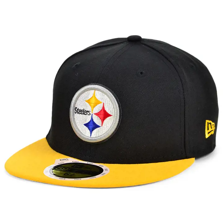 PITTSBURGH STEELERS YTH NFL 2 tons ajusté noir