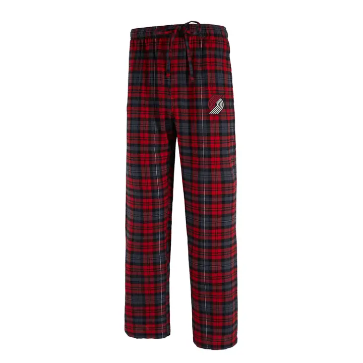 Pantalon Portland Trail Blazers NBA Parkway Plaid 20 Noir/Rouge