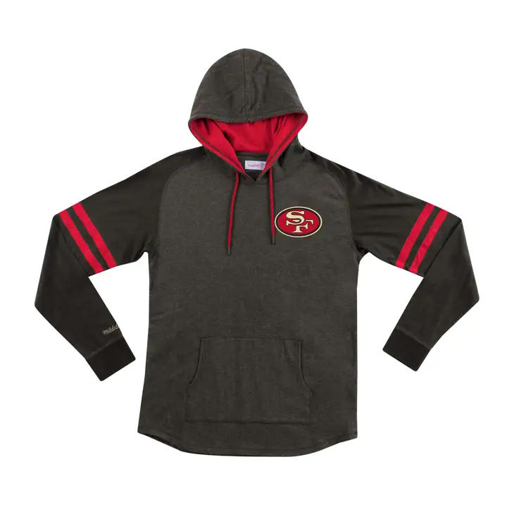 San Francisco 49ers NFL Sweat à Capuche Léger 2.0 Noir