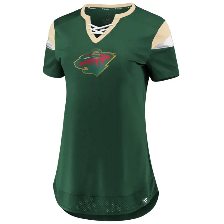 Minnesota Wild LNH Femme Athéna Lacets VERT