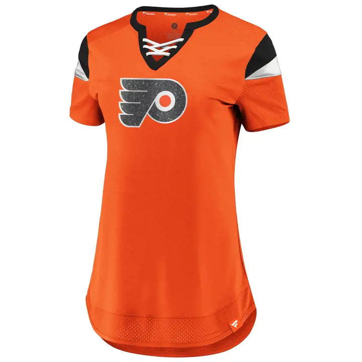 Haut à lacets Athena pour femme des Flyers de Philadelphie (LNH) ORG