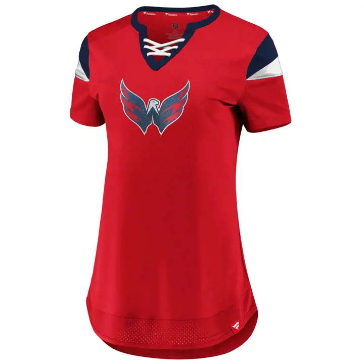 Washington Capitals LNH pour Femme Athena Rouge à Lacets