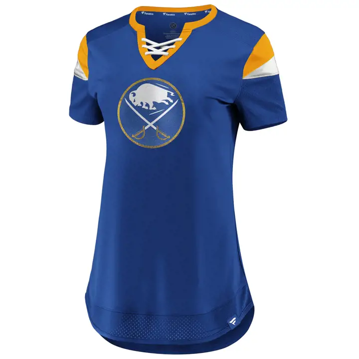 Buffalo Sabres LNH Femme Athéna Lacets BLEU MARINE