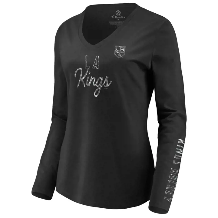 T-shirt ML Los Angeles Kings NHL Femme All Out Glitz Noir