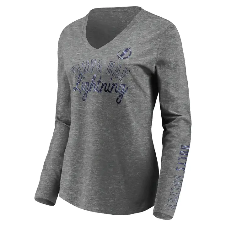 T-shirt à manches longues Tampa Bay Lightning LNH Femme All Out Glitz GR