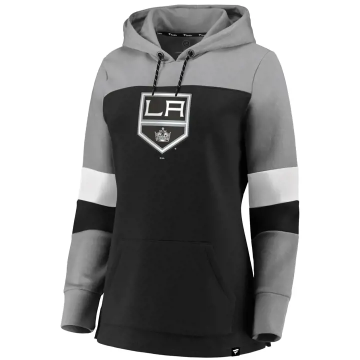 Polaire color block femme L.A. Kings NHL NOIR/ARGENT