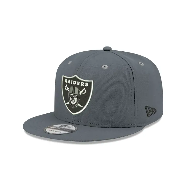 Las Vegas Raiders NFL Basic Snap 9Fifty GRIS FONCÉ
