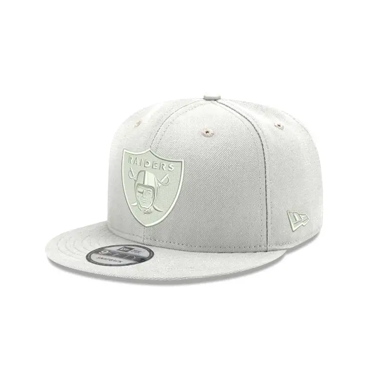 Las Vegas Raiders NFL Basic Snap 9Fifty BLANC