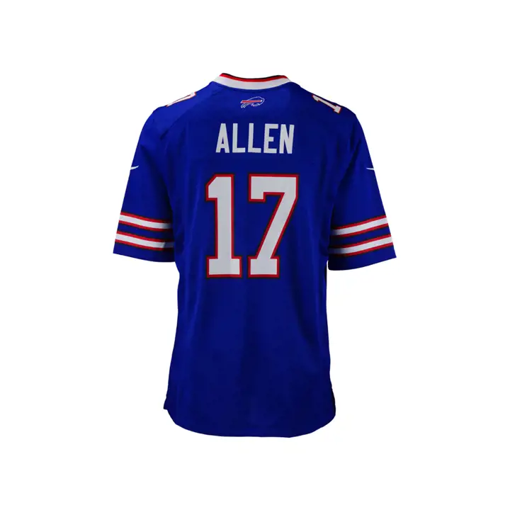 Maillot de match NFL BILLS Josh Allen BLEU