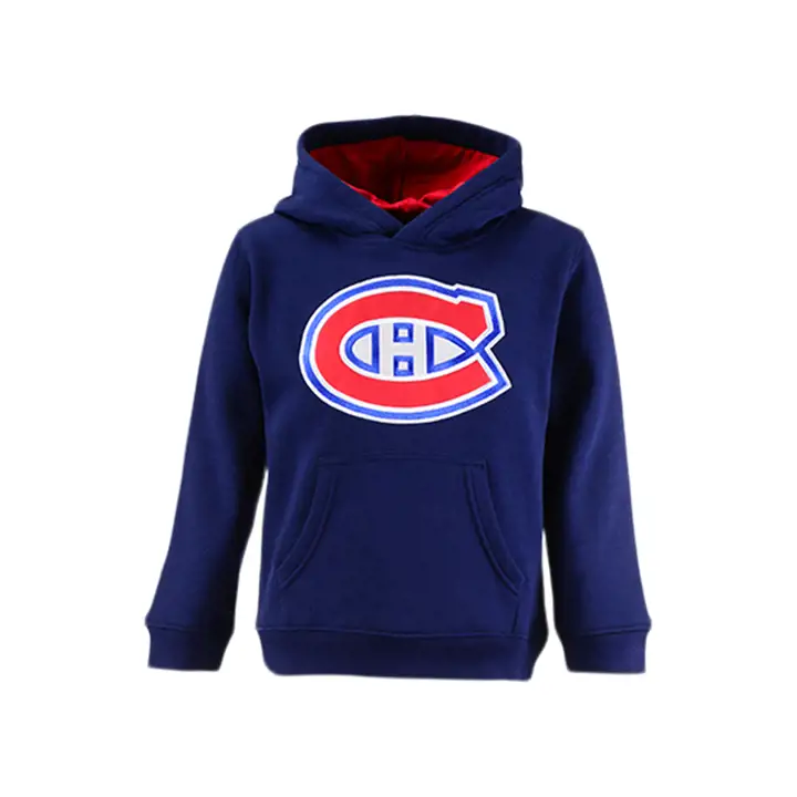 Chandail à capuchon rouge Prime pour enfants LNH des Canadiens de Montréal