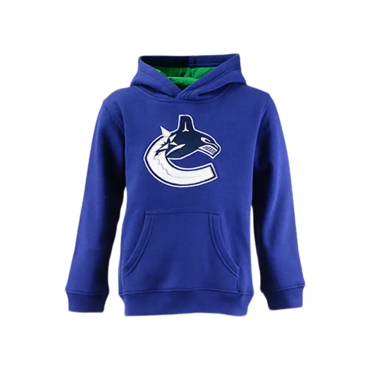 Chandail à capuchon bleu NHL Kids Prime des Canucks de Vancouver