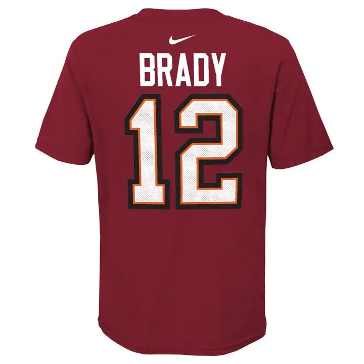 T-shirt NFL enfant Buccaneers Pride N&N 3.0 Tom Brady ROUGE