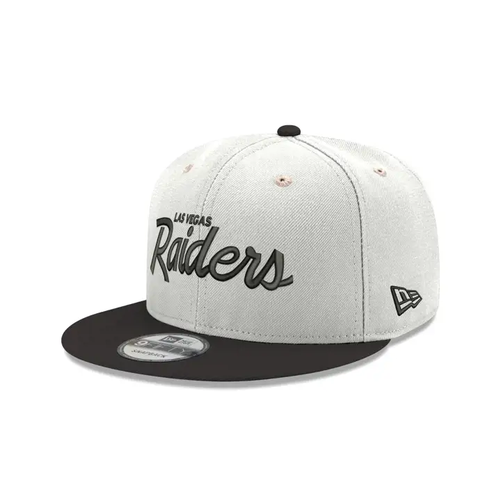 CASQUETTE LAS VEGAS RAIDERS NFL LV Script 9FIFTY BLANC/NOIR