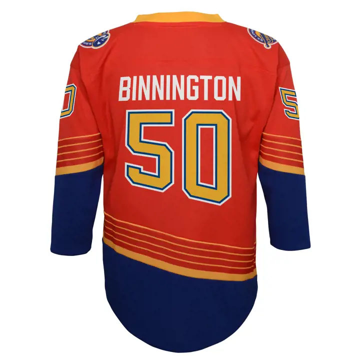 Maillot St. Louis Blues LNH Édition Spéciale Jeunesse Jordan Binnington