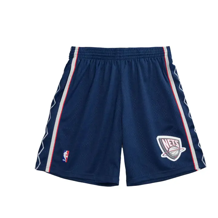 Shorts NBA M&N Swingman New Jersey Nets bleu marine