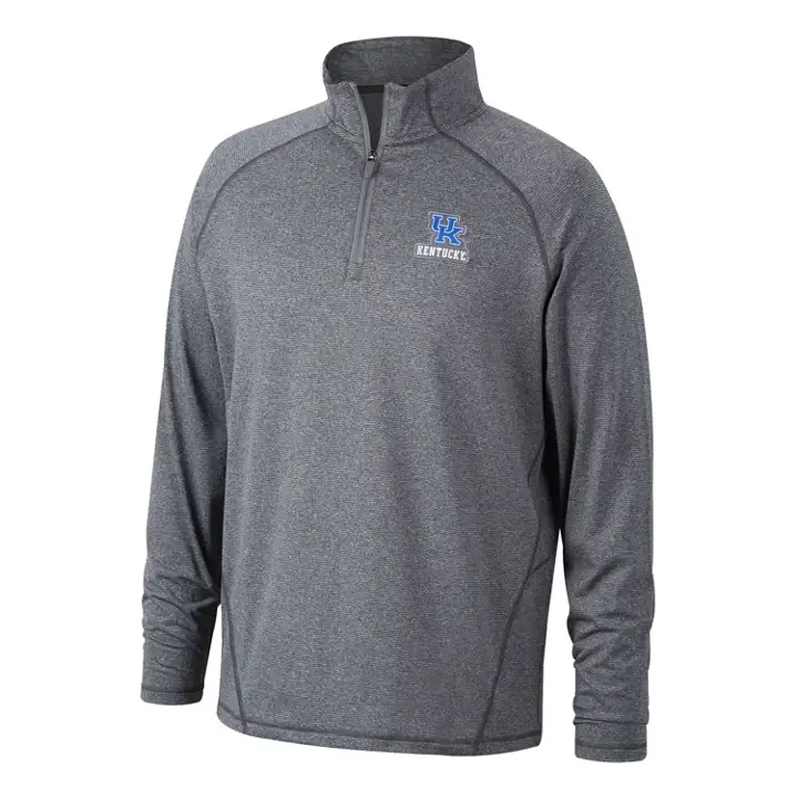 Kentucky Wildcats NCAA Luxe II Quarter Zip 20 gris