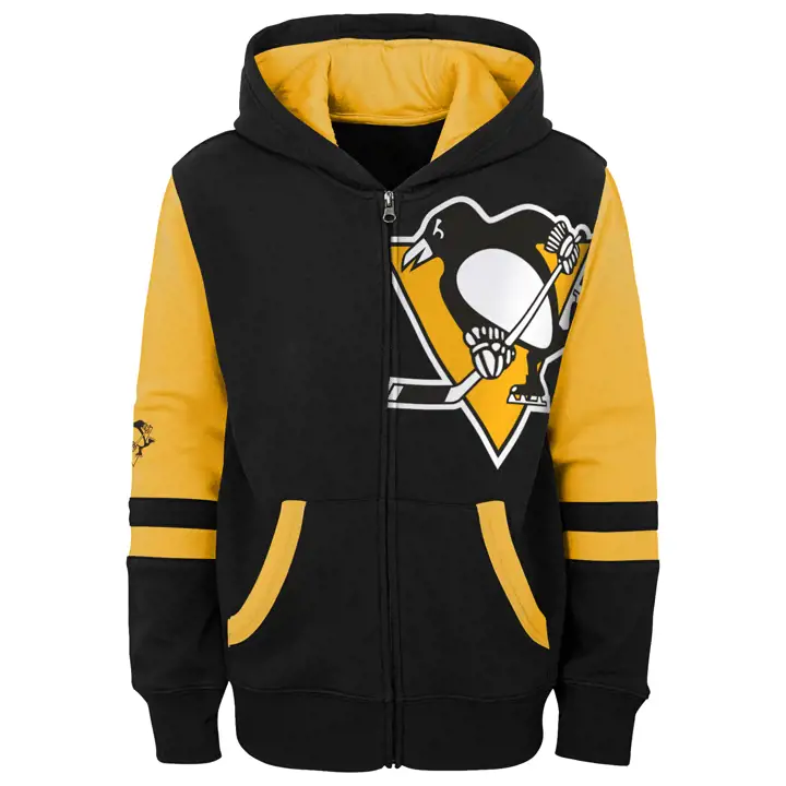 Sweat à capuche zippé Pittsburgh Penguins NHL Youth Faceoff 22 blk