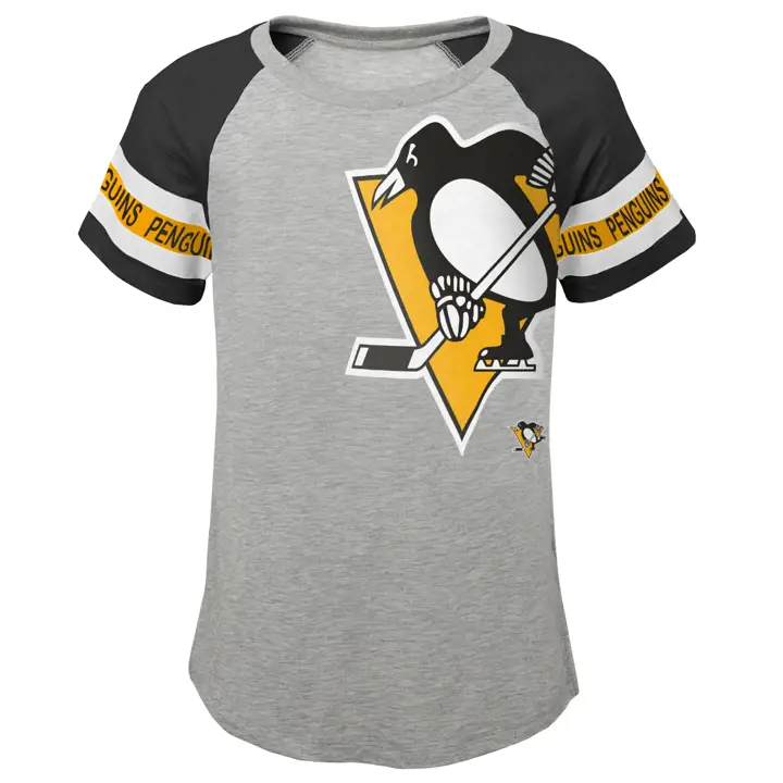T-shirt Pittsburgh Penguins LNH Fille Shot on Goal 20