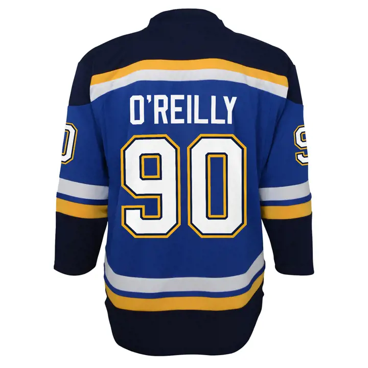 Maillot réplique de joueur Blues LNH junior Ryan O'Reilly RBL/marine