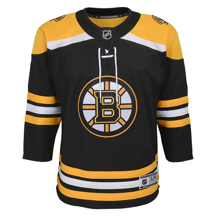 Maillot vierge Premier jeune Bruins LNH noir