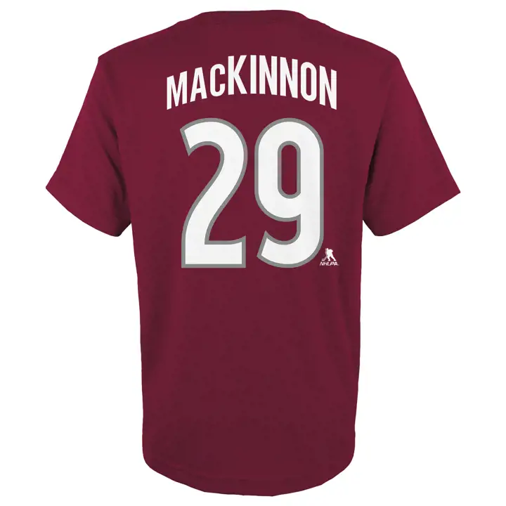 T-shirt jeune joueur LNH AVALANCHE Nathan MacKinnon