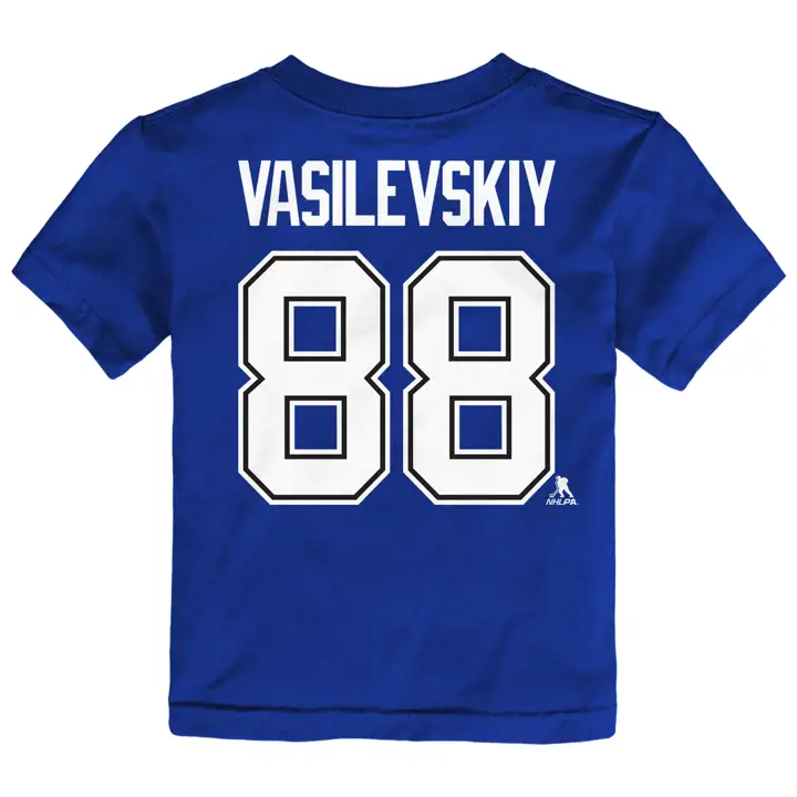 T-shirt de joueur bébé Lightning NHL Andrei Vasilevskiy rbl