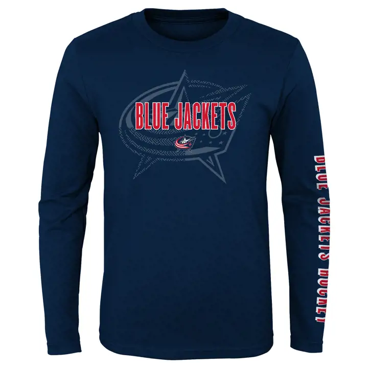 T-Shirt Columbus Blue Jackets NHL Youth Maze à manches longues 20