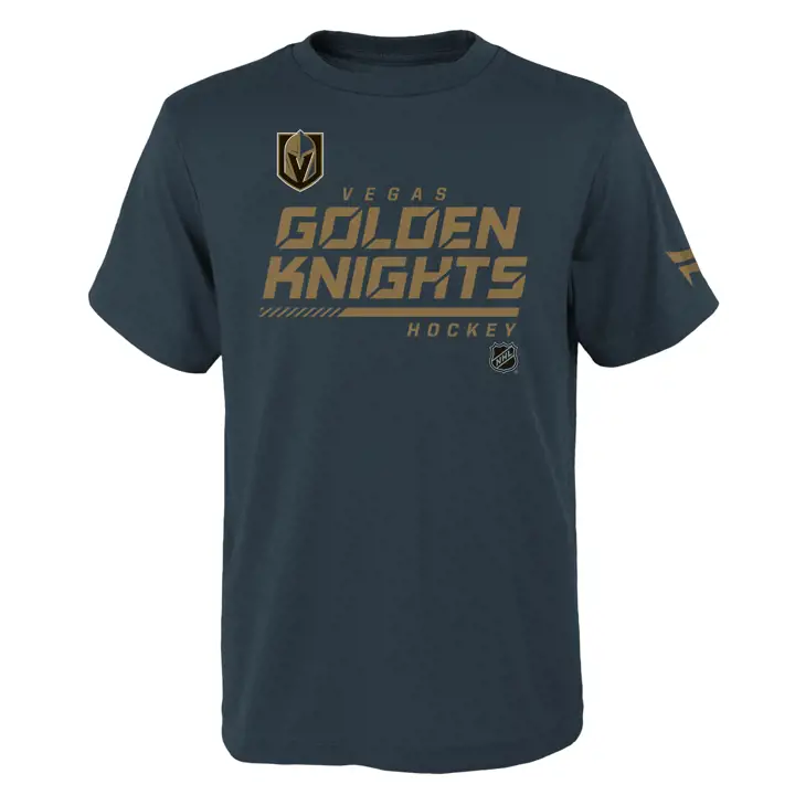T-shirt Vegas Golden Knights LNH Authentique Pro pour jeune 20 anthracite