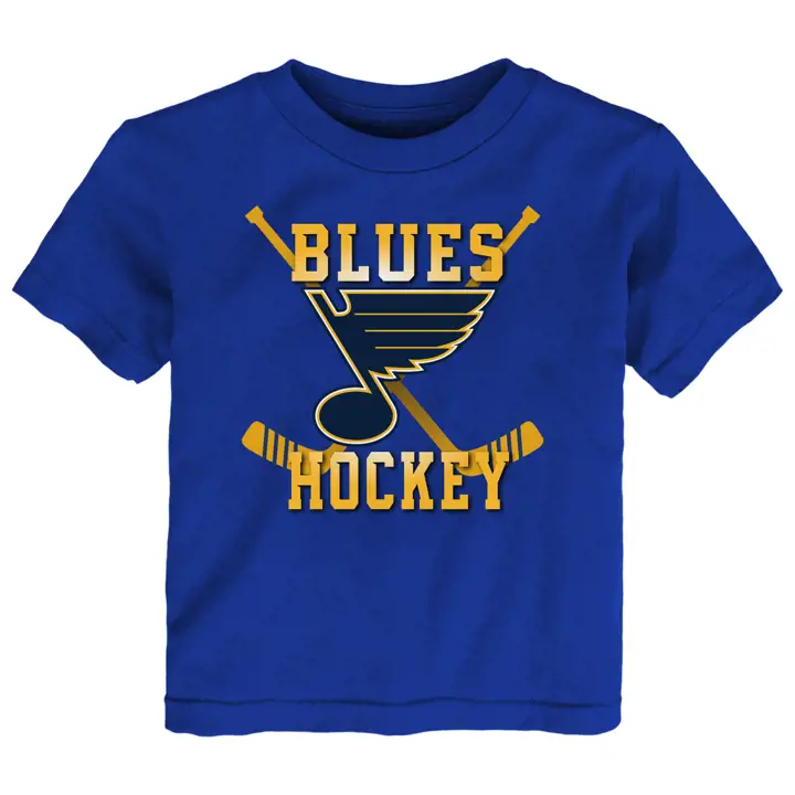 T-shirt pour tout-petits St. Louis Blues NHL Classic Sticks 20 rbl