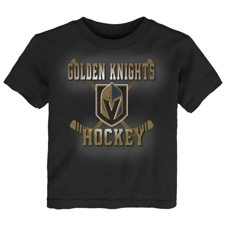 T-Shirt Classique à Bâtons Vegas Golden Knights LNH pour Tout-Petits 20 b