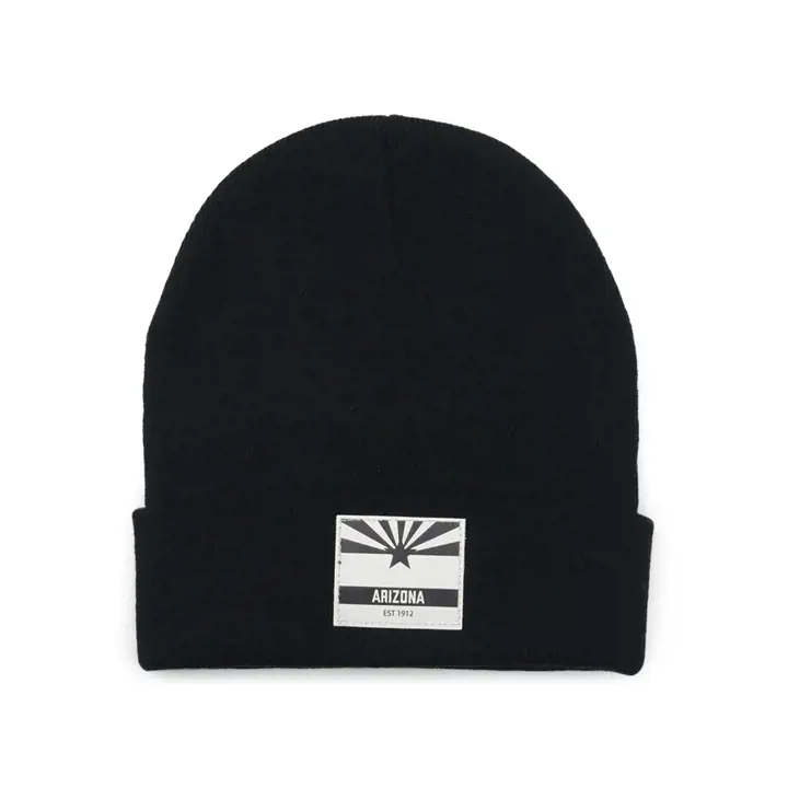Local Crowns Le bonnet tricoté « The State Patch » ARIZONA NOIR