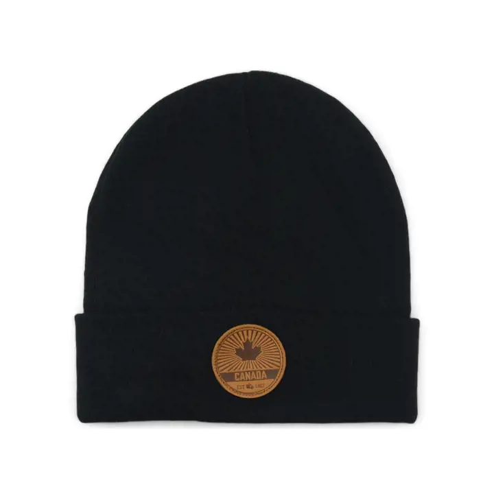 Local Crowns Le Patch Tricoté Établi CANADA BLK