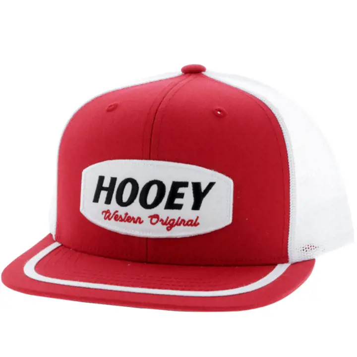 HOOey Galveston Trucker rouge/blanc