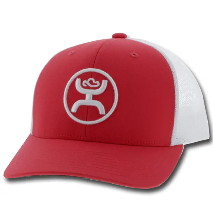 Casquette de routier HOOey O Classic rose/blanc
