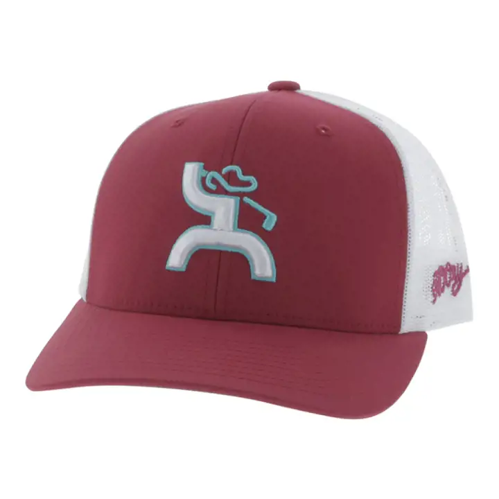 HOOey HOOey Casquette de golf junior YTH Trucker rose/blanc