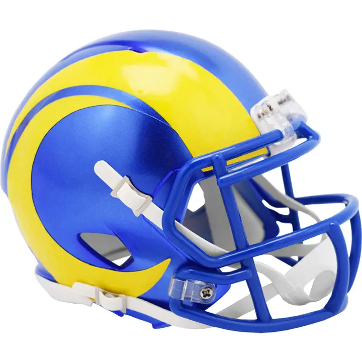 Casque Miniature Los Angeles Rams BLEU/JAU