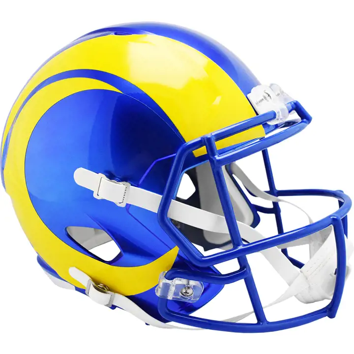 Los Angeles Rams Casque Réplique Speed BLEU/JAU