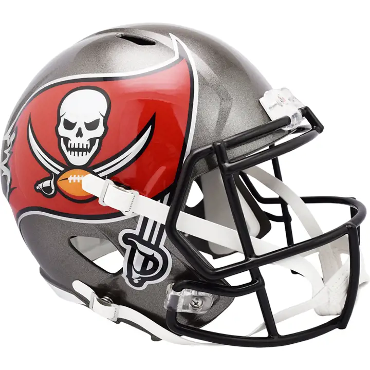 Casque Réplique Speed SILV/RED des Buccaneers de Tampa Bay