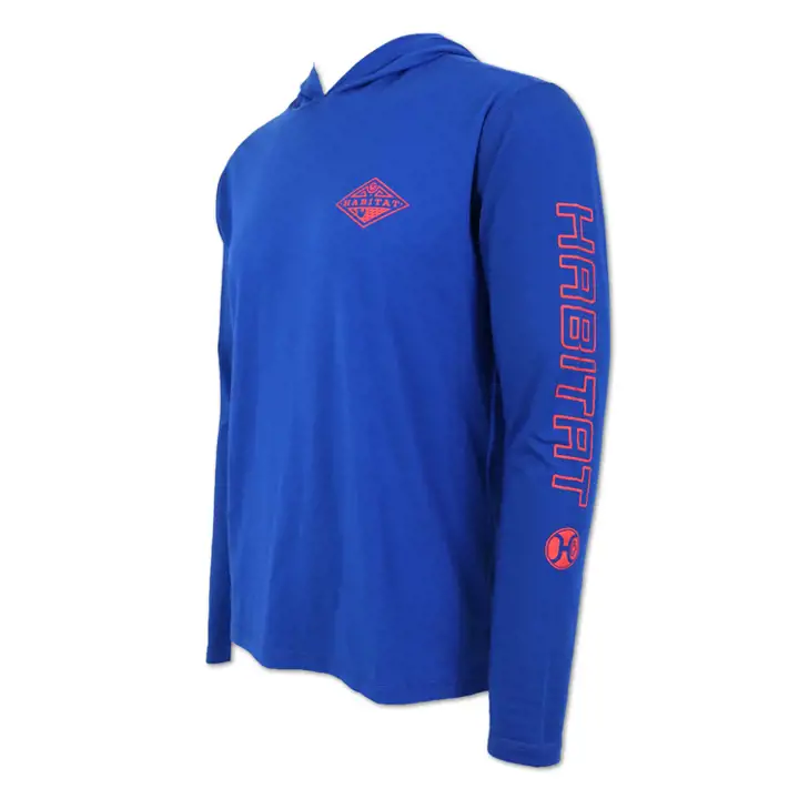 HOOey Pull Capitaine Habitat en bambou marine/orange
