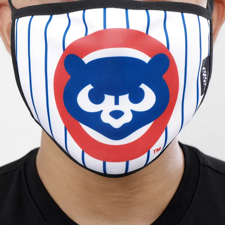 Chicago Cubs Masque facial 2 pièces Pro Standard bleu