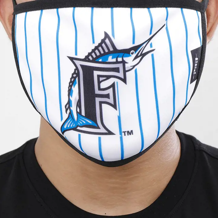Masque facial Florida Marlins 2 pièces Pro Standard blanc/turquoise