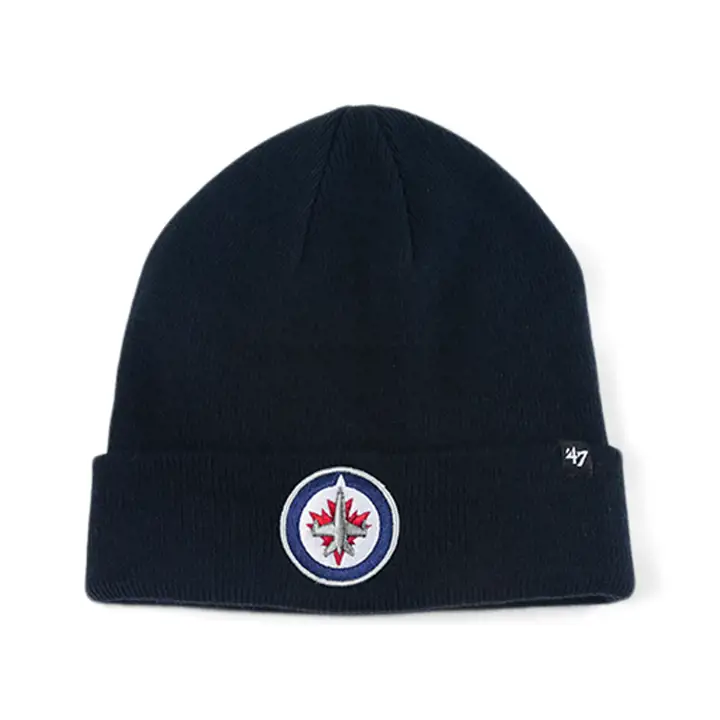 WINNIPEG JETS LNH Bonnet en maille « '47 Cuff » MARINE