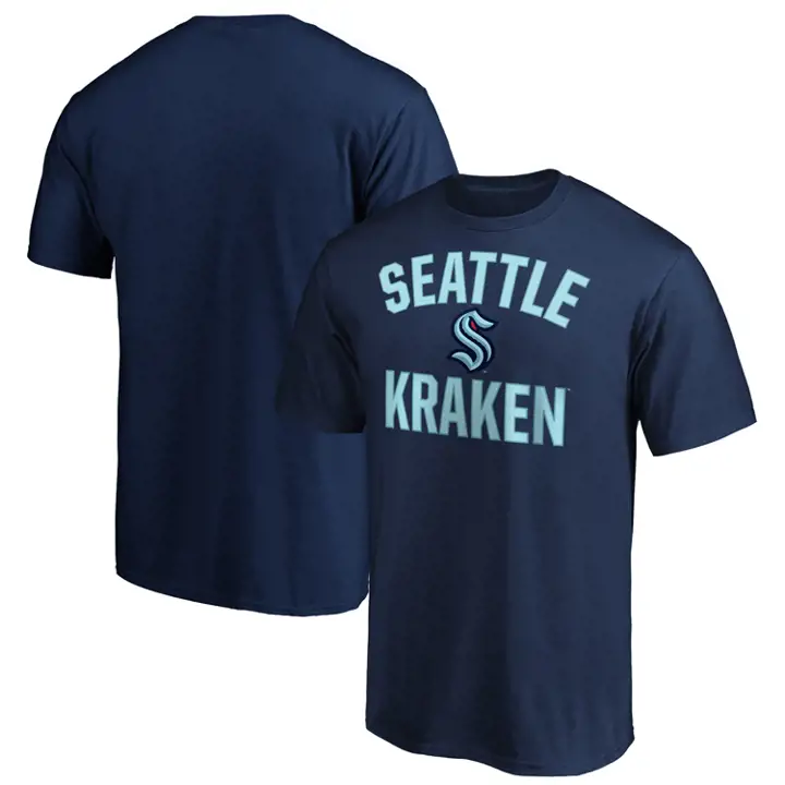 T-shirt marine Seattle Kraken NHL Victory Arch