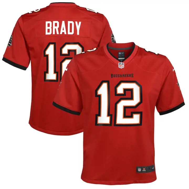 Maillot de match NFL pour tout-petit Tampa Bay Buccaneers Tom Brady ROUGE